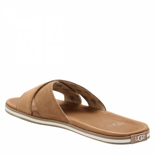 Mens Chestnut Beach Suede Slides 39469 by UGG from Hurleys