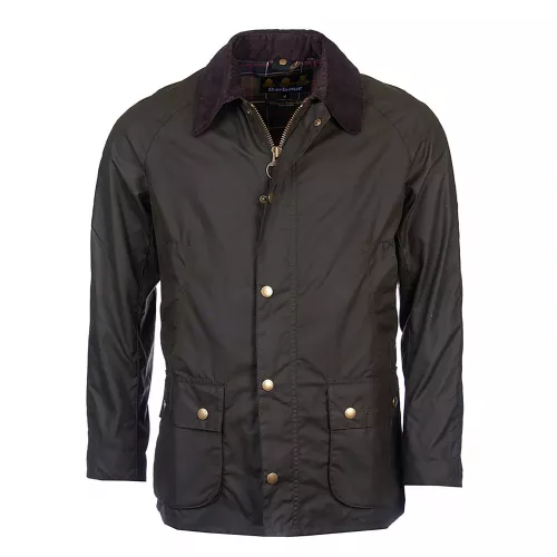 Barbour Jacket Mens Olive Ashby Waxed