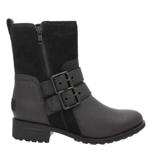 Womens Black Wilde Buckle Boots 46333 by UGG from Hurleys