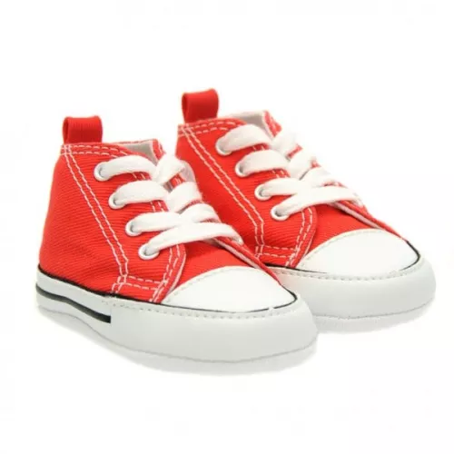 Baby Red Chuck Taylor First Star (1-3) 49682 by Converse from Hurleys