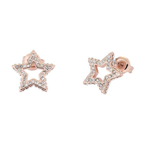 Womens Rose Gold/Crystal Tantum Twinkle Star Studs 97508 by Ted Baker from Hurleys