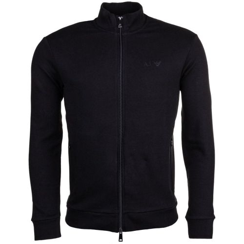 Mens Black Full Zip Sweat Top 61329 by Armani Jeans from Hurleys