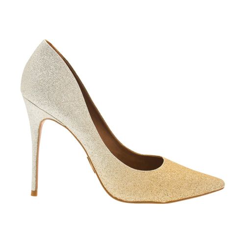 Womens Champagne Cristina Two Tone Heeled Shoes 7190 by Moda In Pelle from Hurleys