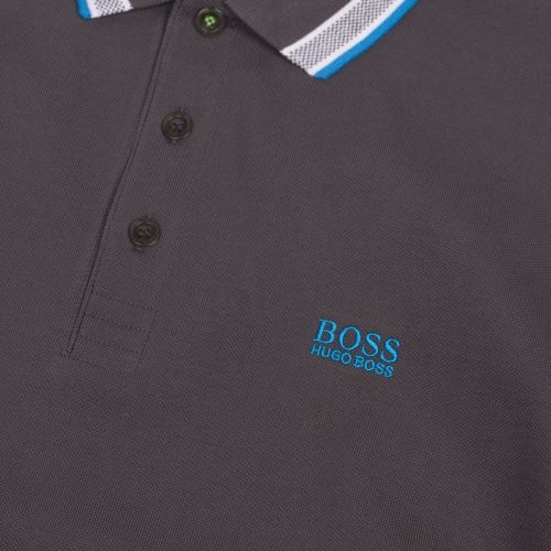 Athleisure Mens Grey Paddy Regular Fit S/s Polo Shirt 44702 by BOSS from Hurleys