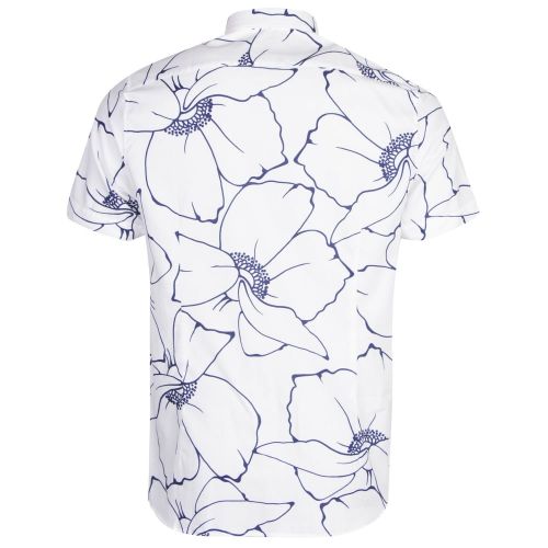 Mens White  Andle Linear S/s Shirt 23712 by Ted Baker from Hurleys