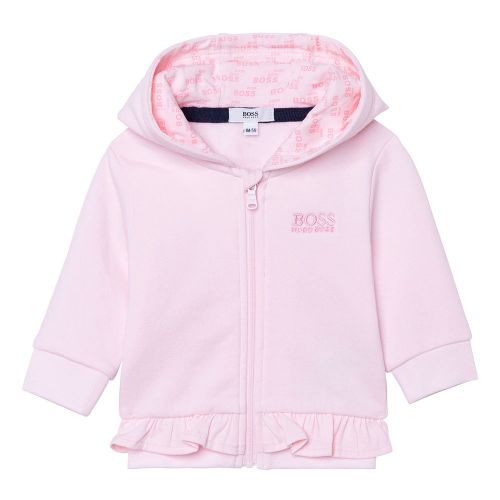 Baby Pale Pink 3 Piece Tracksuit Set 93020 by BOSS from Hurleys