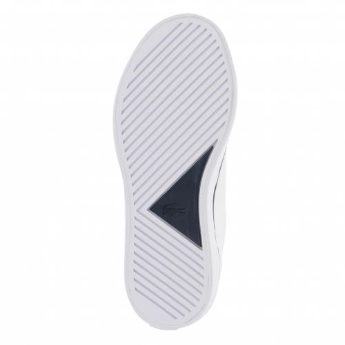 Infant White/Navy Lerond Trainers (3-9) 34773 by Lacoste from Hurleys