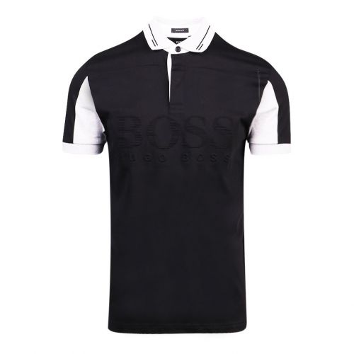 Athleisure Mens Black Pavel S/s Polo Shirt 100779 by BOSS from Hurleys