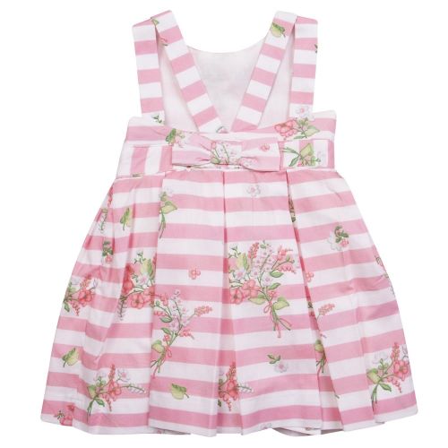 Girls Rose Flowers & Stripes Dress 22603 by Mayoral from Hurleys