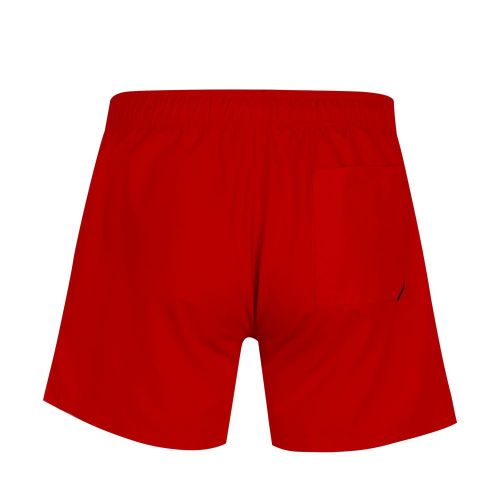 Mens Red Abas Logo Swim Shorts 83995 by HUGO from Hurleys