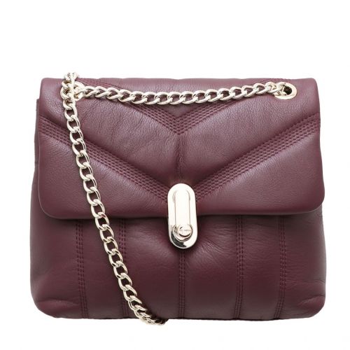 Womens Deep Purple Ayalina Quilted Leather Crosbody Bag 96645 by Ted Baker from Hurleys