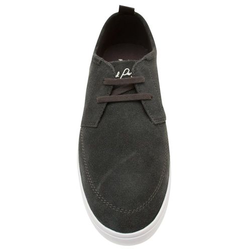 Mens Charcoal Shields Suede Trainers 14750 by Fred Perry from Hurleys
