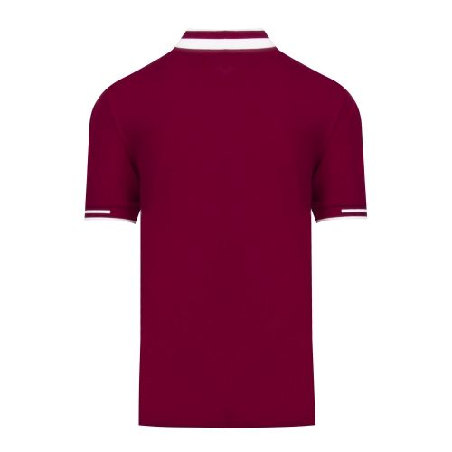 Mens Tawny Port Block Tipped S/s Polo Shirt 58899 by Fred Perry from Hurleys