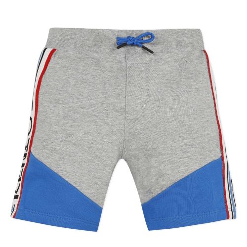 Boys Marl Grey Stripe Trim Sweat Shorts 53689 by Kenzo from Hurleys