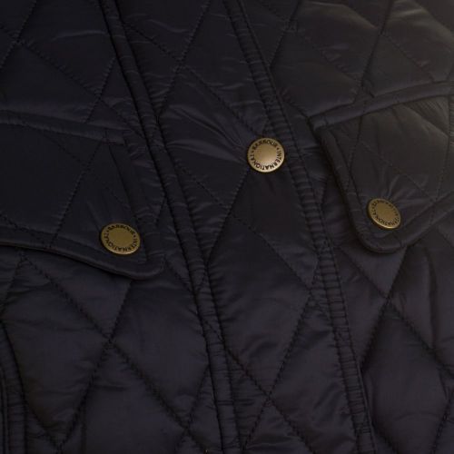 Womens Black Caster Quilted Jacket 64510 by Barbour International from Hurleys