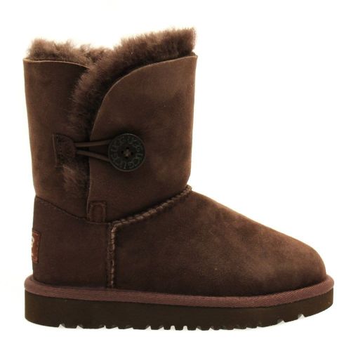 Chocolate Bailey Button Boots (6-11) 63778 by UGG from Hurleys