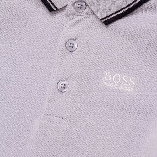 Baby Pale Blue Branded Tipped S/s Polo Shirt 65328 by BOSS from Hurleys