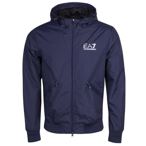 Mens Navy Training Core Identity Hooded Jacket 20391 by EA7 from Hurleys