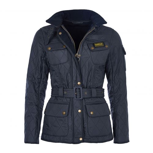 Womens Navy Polarquilt Jacket 92441 by Barbour International from Hurleys