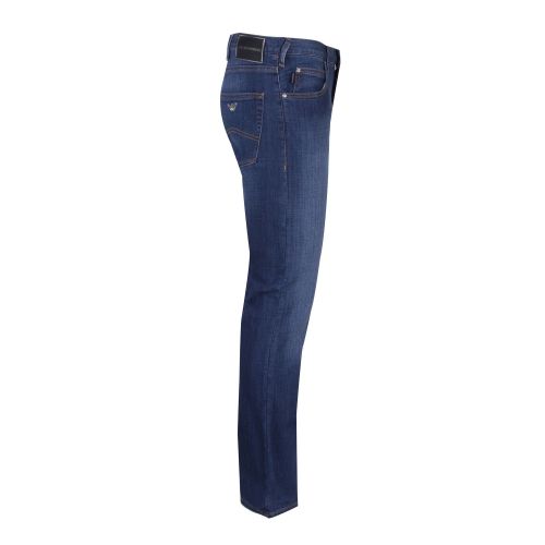 Mens Blue J45 Modern Regular Fit Jeans 45722 by Emporio Armani from Hurleys