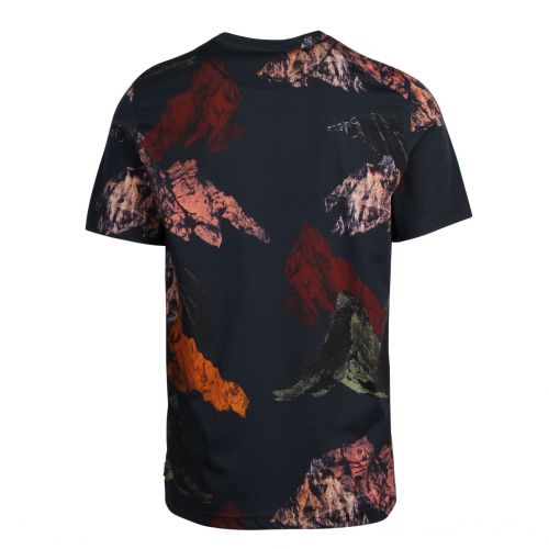 Mens Dark Navy Mountain Graphic Regular Fit S/s T Shirt 77559 by PS Paul Smith from Hurleys