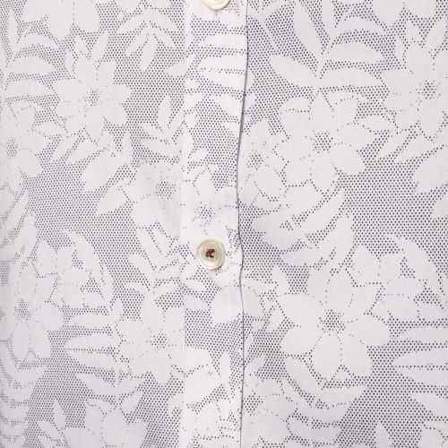 Mens White Twoaces Floral L/s Shirt 33058 by Ted Baker from Hurleys