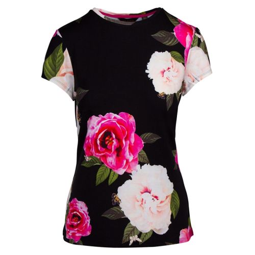 Womens Black Alanyo Magnificent Fitted S/s T Shirt 37302 by Ted Baker from Hurleys