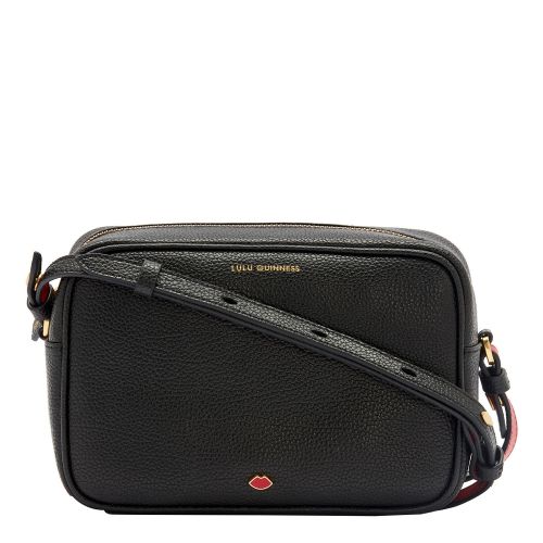 Womens Black Patsy Camera Bag 47393 by Lulu Guinness from Hurleys