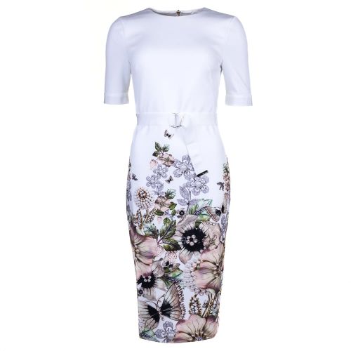 Womens Ivory Layli Gem Gardens Dress 71586 by Ted Baker from Hurleys