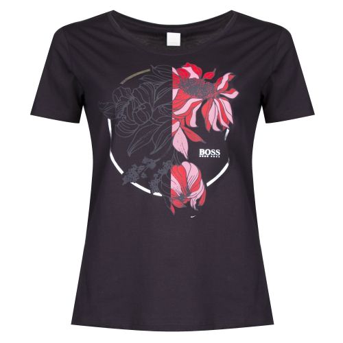 Casual Womens Black Telaronde S/s T Shirt 28544 by BOSS from Hurleys