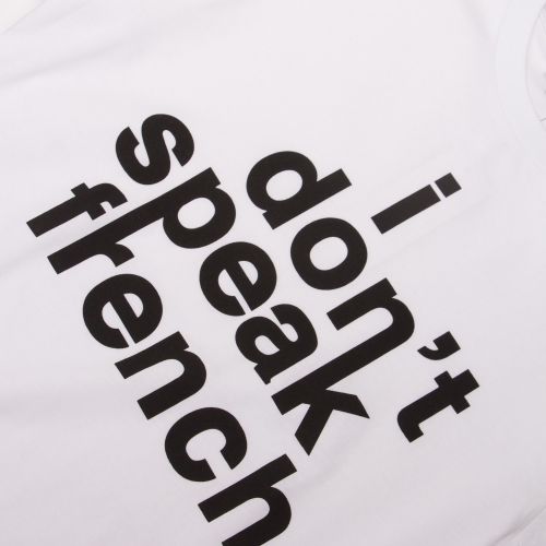 Womens White I Dont Speak French S/s T Shirt 41259 by French Connection from Hurleys