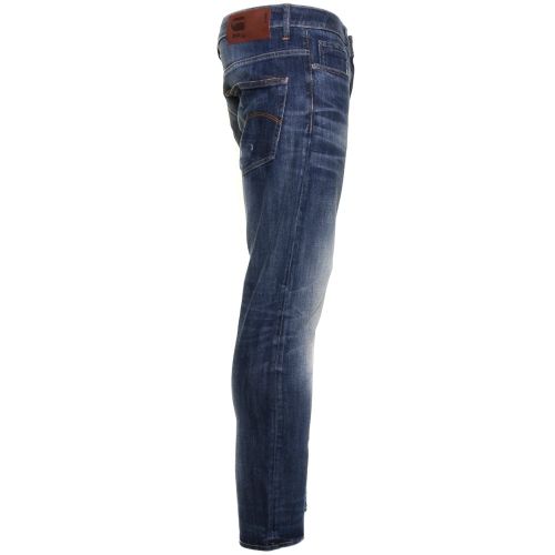 Mens Dark Aged Antic Wash 3301 Slim Fit Jeans 25135 by G Star from Hurleys