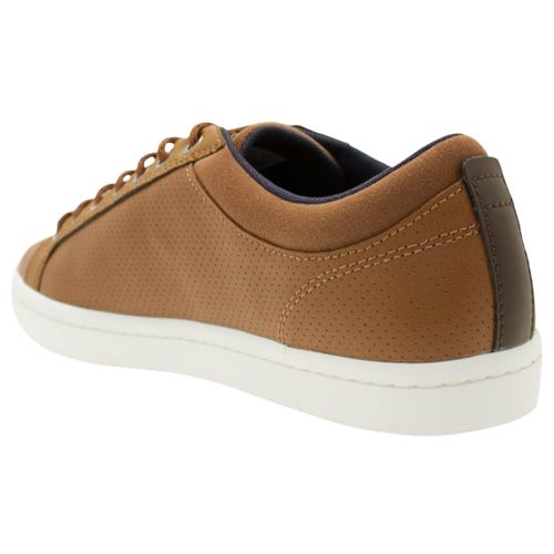 Mens Brown Straightset Trainers 14365 by Lacoste from Hurleys