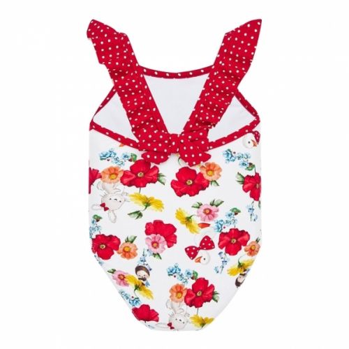Infant Red Poppy Frill Swimsuit 58255 by Mayoral from Hurleys