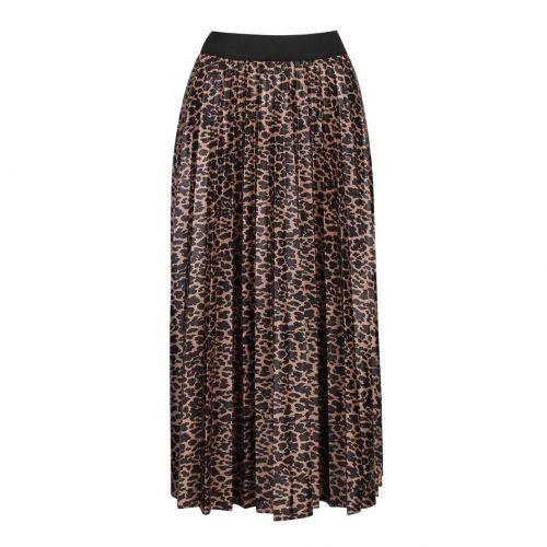 Womens Tigers Eye Vinitban Leopard Print Skirt 90774 by Vila from Hurleys