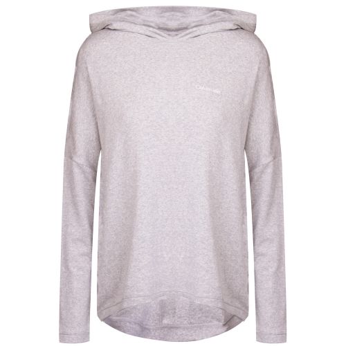Womens Grey Heather Cotton Luxe Hoodie 28954 by Calvin Klein from Hurleys