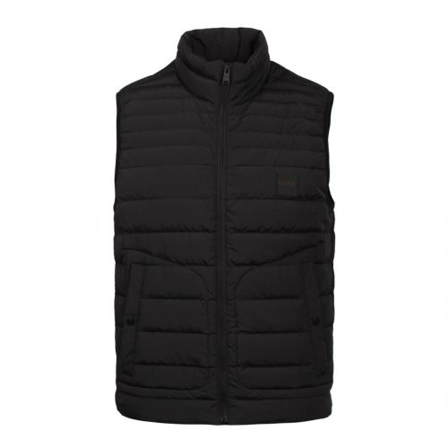 Casual Mens Black Oblu Padded Gilet 95467 by BOSS from Hurleys