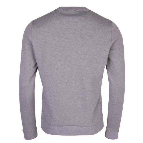Casual Mens Light Grey Wedford Logo Crew Sweat Top 26360 by BOSS from Hurleys