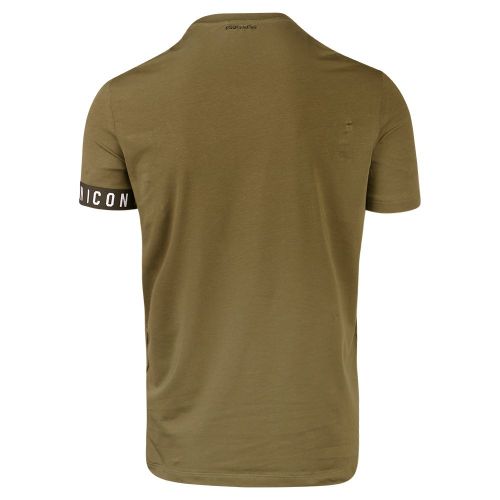 Mens Military Green Icon Armband S/s T Shirt 105913 by Dsquared2 from Hurleys