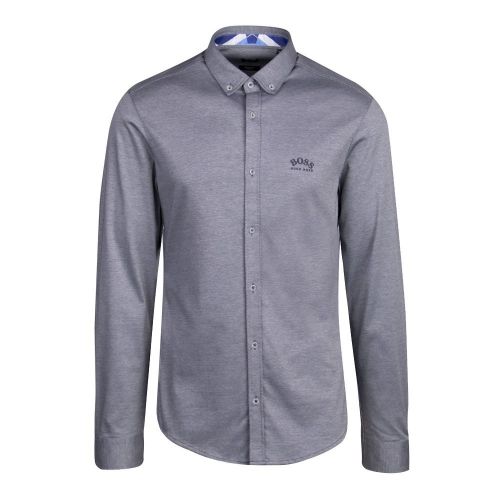 Athleisure Mens Navy Biadio_R L/s Shirt 96434 by BOSS from Hurleys