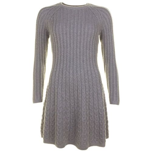 Womens Medium Grey Wedenas Knitted Dress 60212 by BOSS from Hurleys