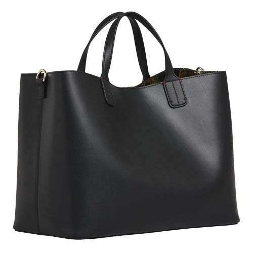 Womens Black Iconic Tommy Tote Bag 81061 by Tommy Hilfiger from Hurleys