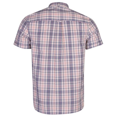 Mens Dusty Pink Check S/s Shirt 24209 by Lyle & Scott from Hurleys
