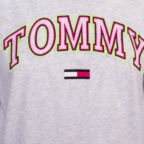 Womens Pale Grey Neon Collegiate S/s T Shirt 52846 by Tommy Jeans from Hurleys