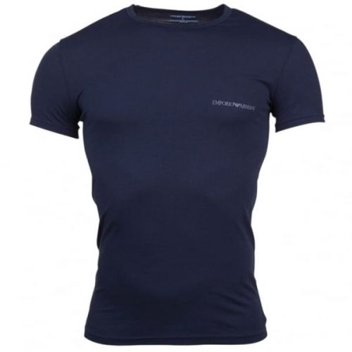 Mens Marine Chest Logo S/s T Shirt 15044 by Emporio Armani from Hurleys