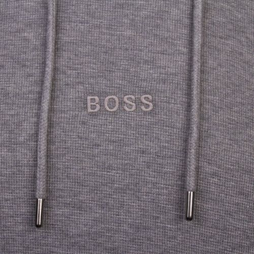 Casual Mens Light Grey Thooflash Light Hoodie 88872 by BOSS from Hurleys