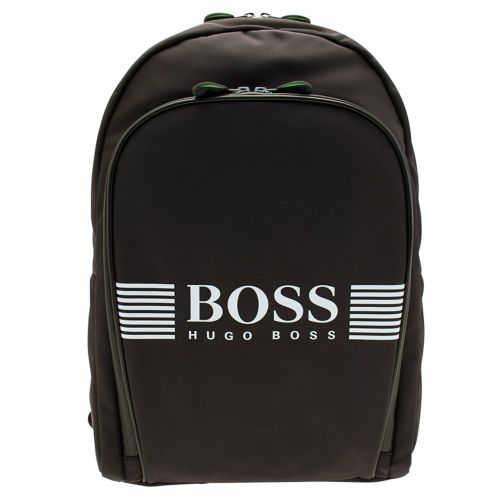 Mens Grey Pixel Backpack 9622 by BOSS from Hurleys