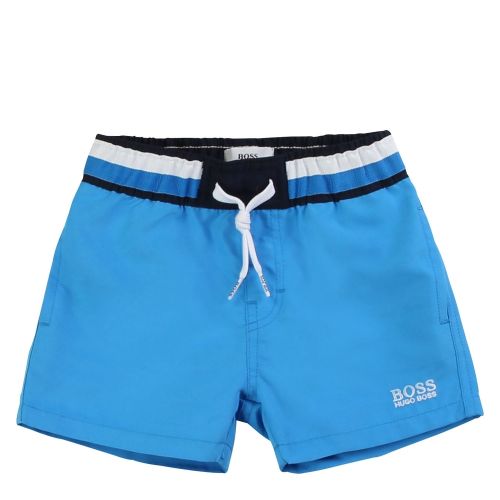 Toddler Bright Blue Magic Print Swim Shorts 56010 by BOSS from Hurleys