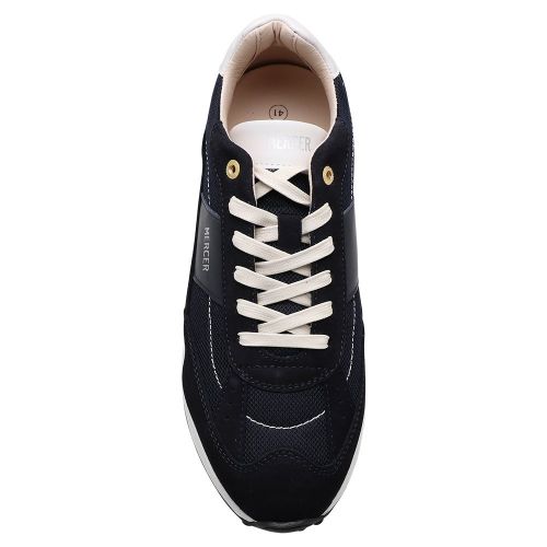 Mens Navy The Lebow Suede Trainers 103784 by Mercer from Hurleys