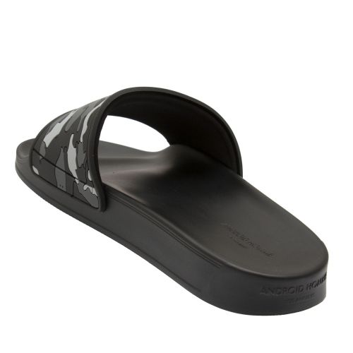 Mens Monochrome Logo Slides 73823 by Android Homme from Hurleys